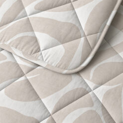 Lazy Dekbed Kello Taupe/Zand 200 x 200 Met Kussenslopen