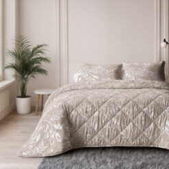 Lazy Dekbed Neva Taupe/Zand 140 x 200 Met Kussensloop