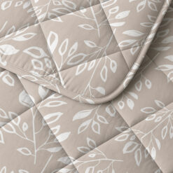 Lazy Dekbed Neva Taupe/Zand 140 x 200 Met Kussensloop