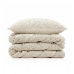 Lazy Dekbed Teddy Beige 140 x 200 Met Luxe Kussensloop