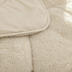Lazy Dekbed Teddy Beige 200 x 200 Met Luxe Kussenslopen