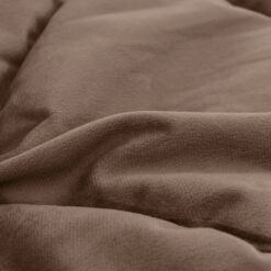 Lazy Dekbed Velvet Taupe/Bruin 140 x 200 Met Kussensloop