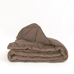 Lazy Dekbed Velvet Taupe/Bruin 140 x 200 Met Kussensloop