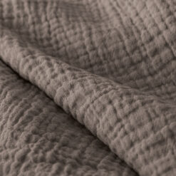 Lazy Dekbed Mousseline Donker Taupe 240 x 200 Met Kussenslopen