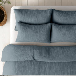 Lazy Dekbed Mousseline Groen 240 x 200 Met Kussenslopen