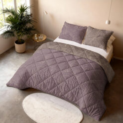 Lazy Dekbed Dreamy Mauve 200 x 200 Met Kussenslopen