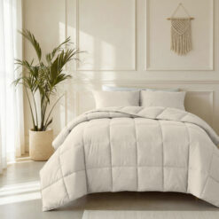 Lazy Dekbed Percale Beige 240 x 220