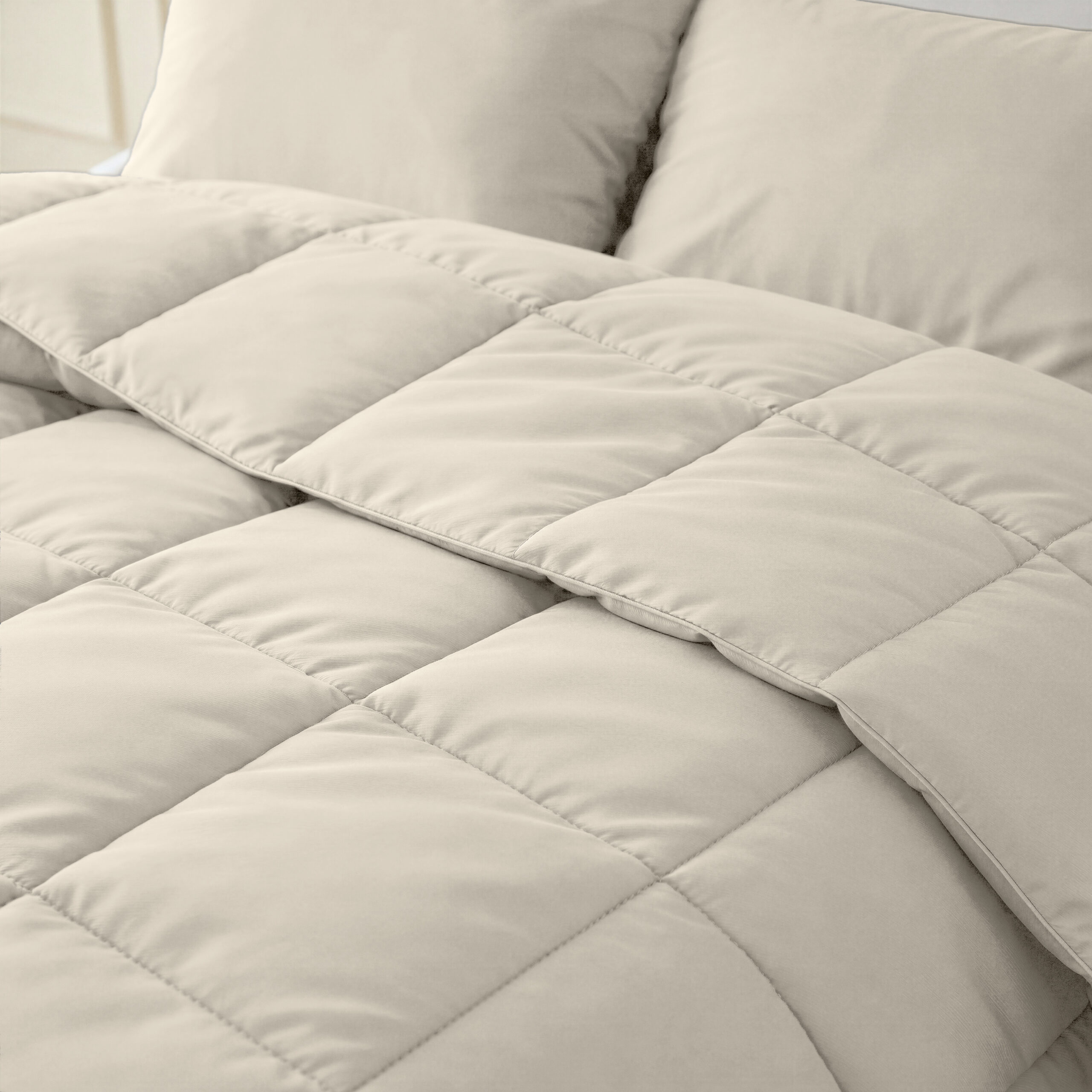 Lazy Dekbed Percale Beige 240 x 220