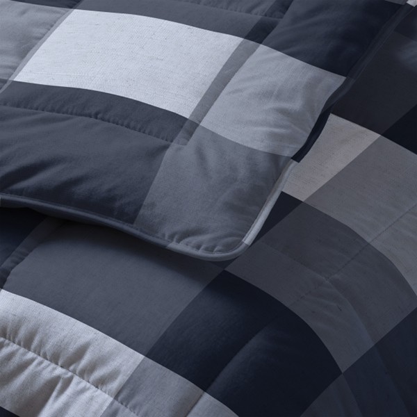 Lazy Dekbed Anne Blauw 200 x 200 cm - Afbeelding 5