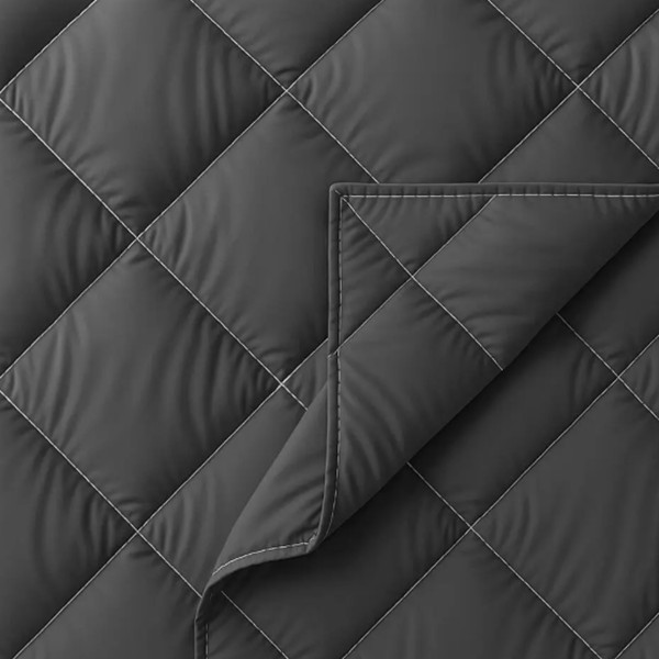 Lazy Dekbed Diamond - Antraciet 200 x 200 cm - Afbeelding 3