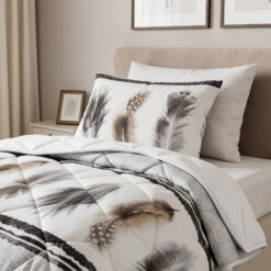 Lazy Dekbed Feathers 3 Zand 140 x 200 Met Kussensloop