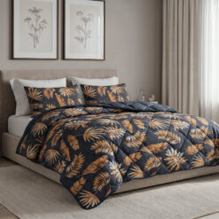 Lazy Dekbed Luisa Zwart 200 x 200 Met Kussenslopen