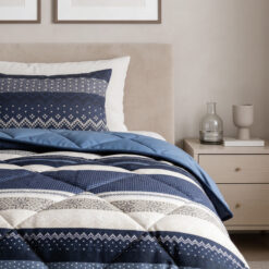 Lazy Dekbed Elisabeth Navy 140 x 200 Met Kussensloop
