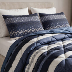 Lazy Dekbed Elisabeth Navy 240 x 200 Met Kussenslopen
