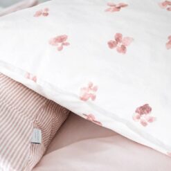 Town & Country Dekbedovertrek Satijn - Aqua Flower Pink - Afbeelding 3