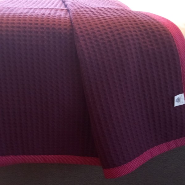 Dommelin Deken Casablanca - Aubergine 160 x 260 cm - Afbeelding 2