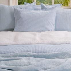 Alternative view of Town & Country Dekbedovertrek Newport Stripe Blue
