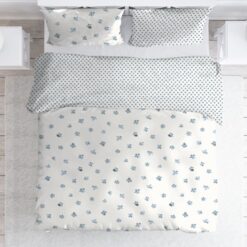 Town Country Kussensloop Aqua Flower Blue - 60 x 70 cm - Afbeelding 7