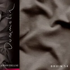 Dommelin hoeslaken Jersey Bruin