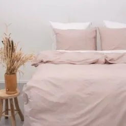 Outlet Town & Country Dekbedovertrek Austin Pink 240 x 200/220 cm