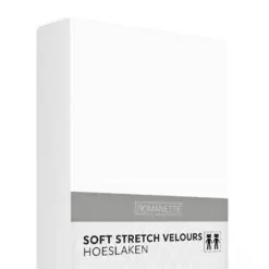 Alternative view of Romanette Hoeslaken Velours Wit