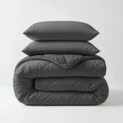 Lazy Dekbed Diamond - Antraciet 200 x 200 cm