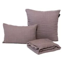 Alternative view of Dommelin Plaid Ruvido Taupe
