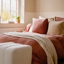 Town & Country Dekbedovertrek Mousseline Rosewood